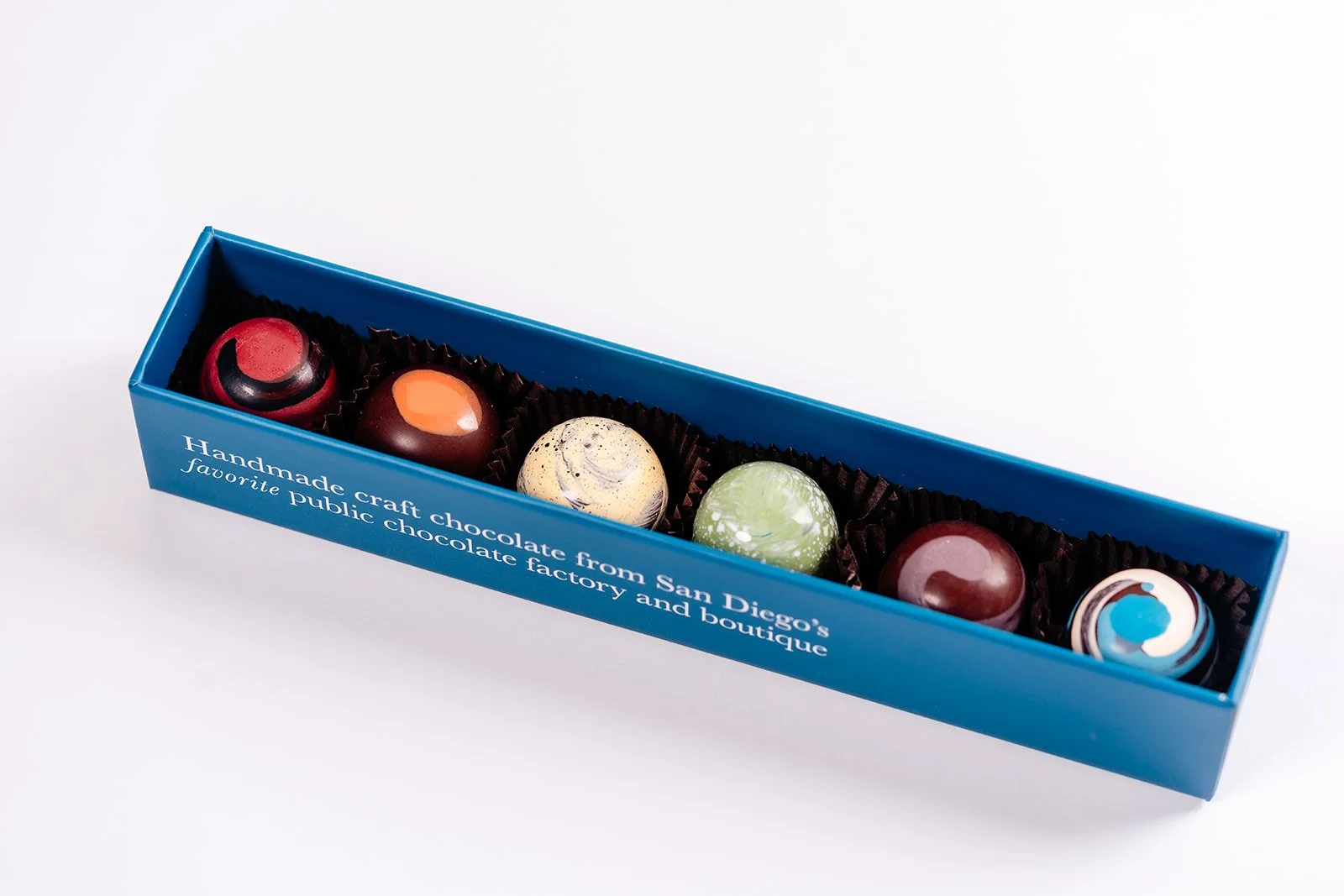 6 Piece Truffle/Bonbon Set — Seabreeze Chocolates